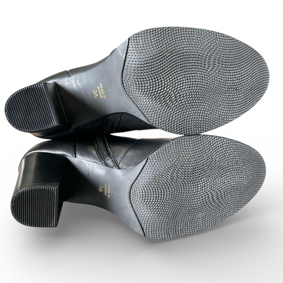 値下げ中❣️ロートレアモン 本革 ロングブーツ 36 黒 定価3万円台