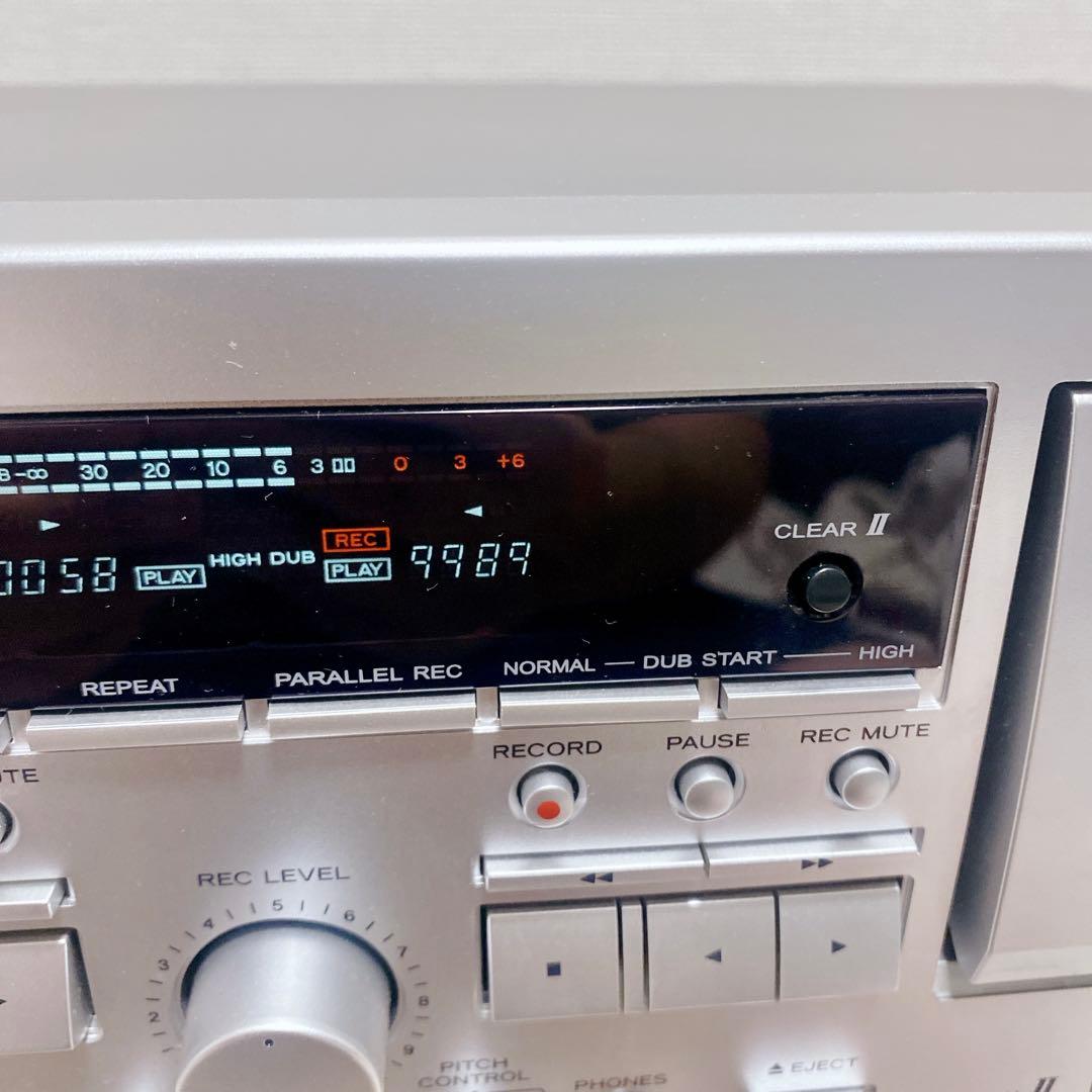 TEAC W‑890R MKII ダブルカセットデッキ オートリバース搭載