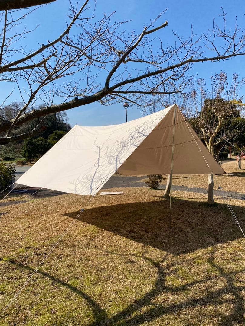 norDISK タープ 500x400cm ベージュ