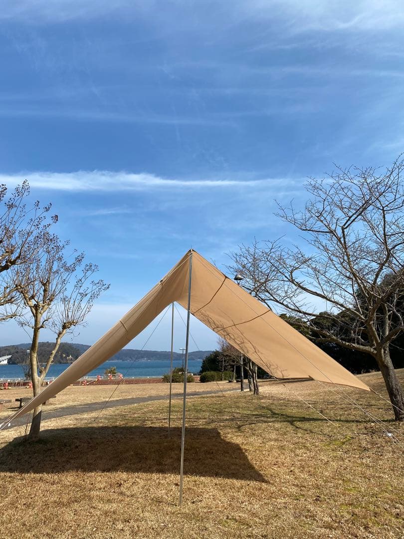 norDISK タープ 500x400cm ベージュ