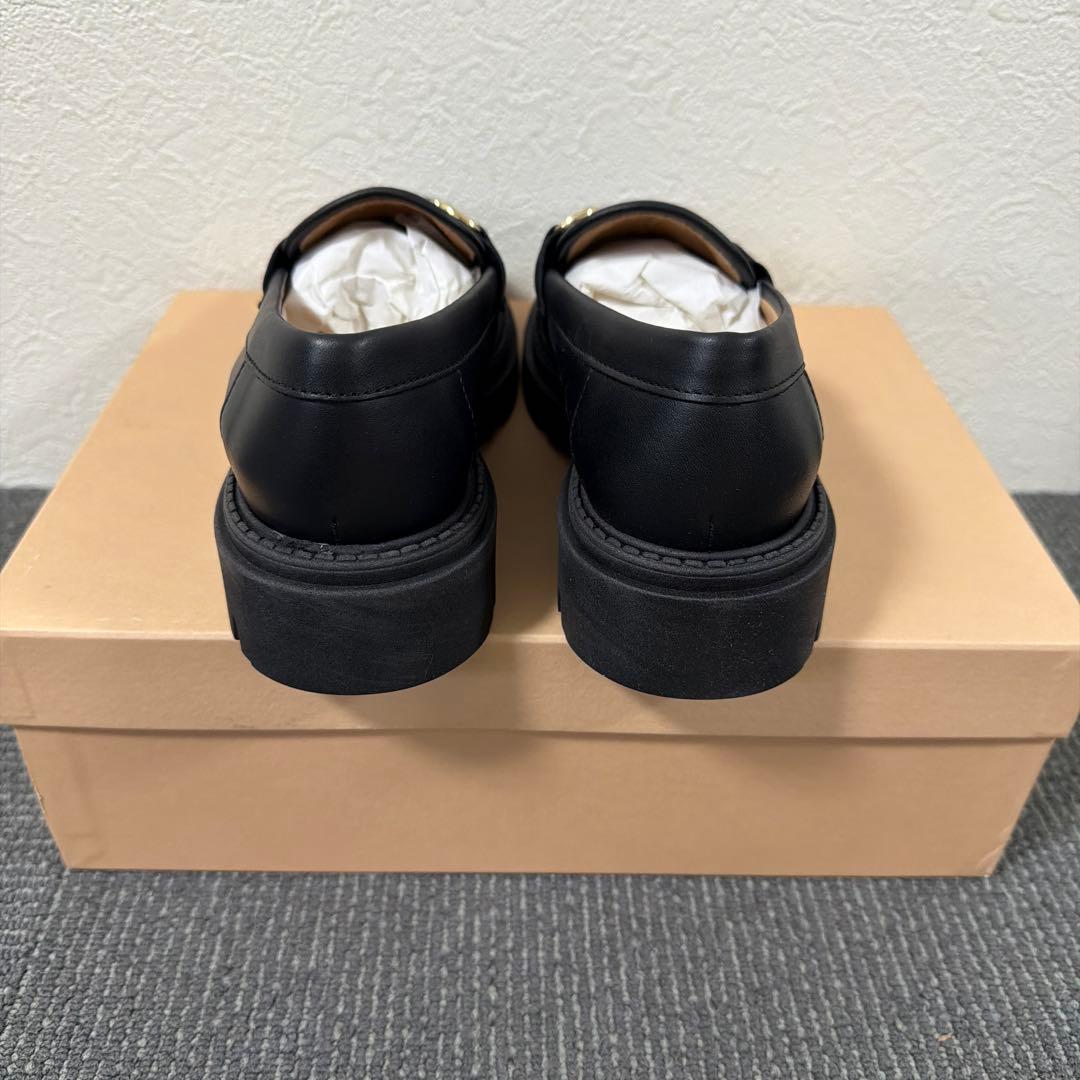 CORSO ROMA 9 4cmヒール トラックソールビットローファー