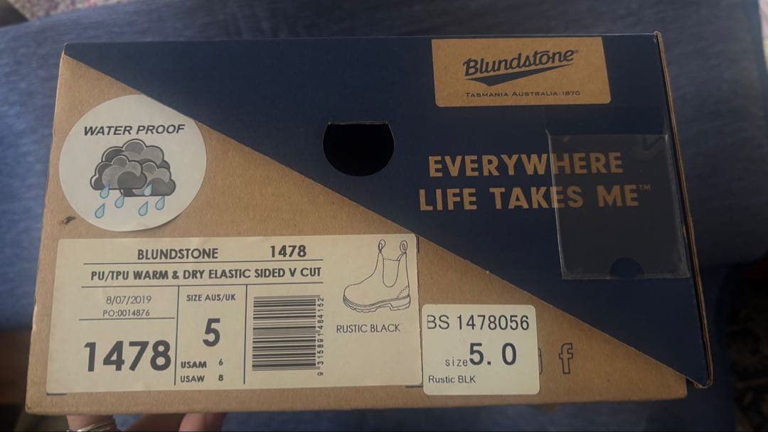 Blundstone サイドゴアブーツ ルスティックブラック 5 US/UK