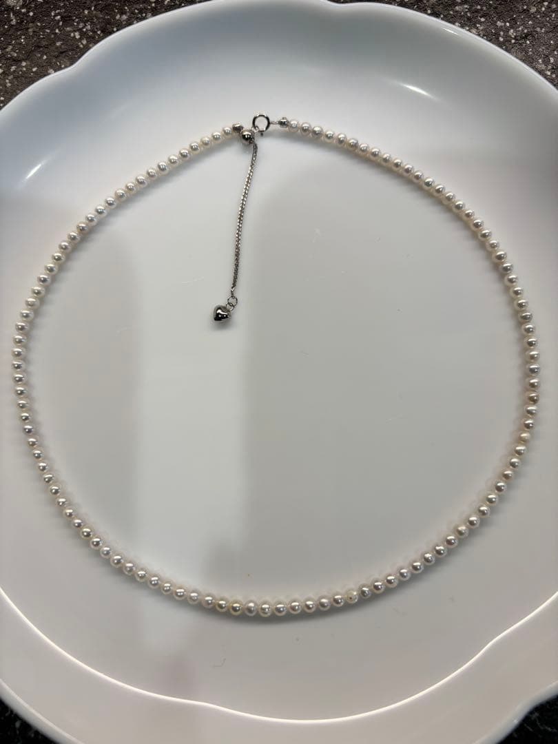 照り艶最強 訳ありホワイト あこやベビーパール 3mm 希少サイズ