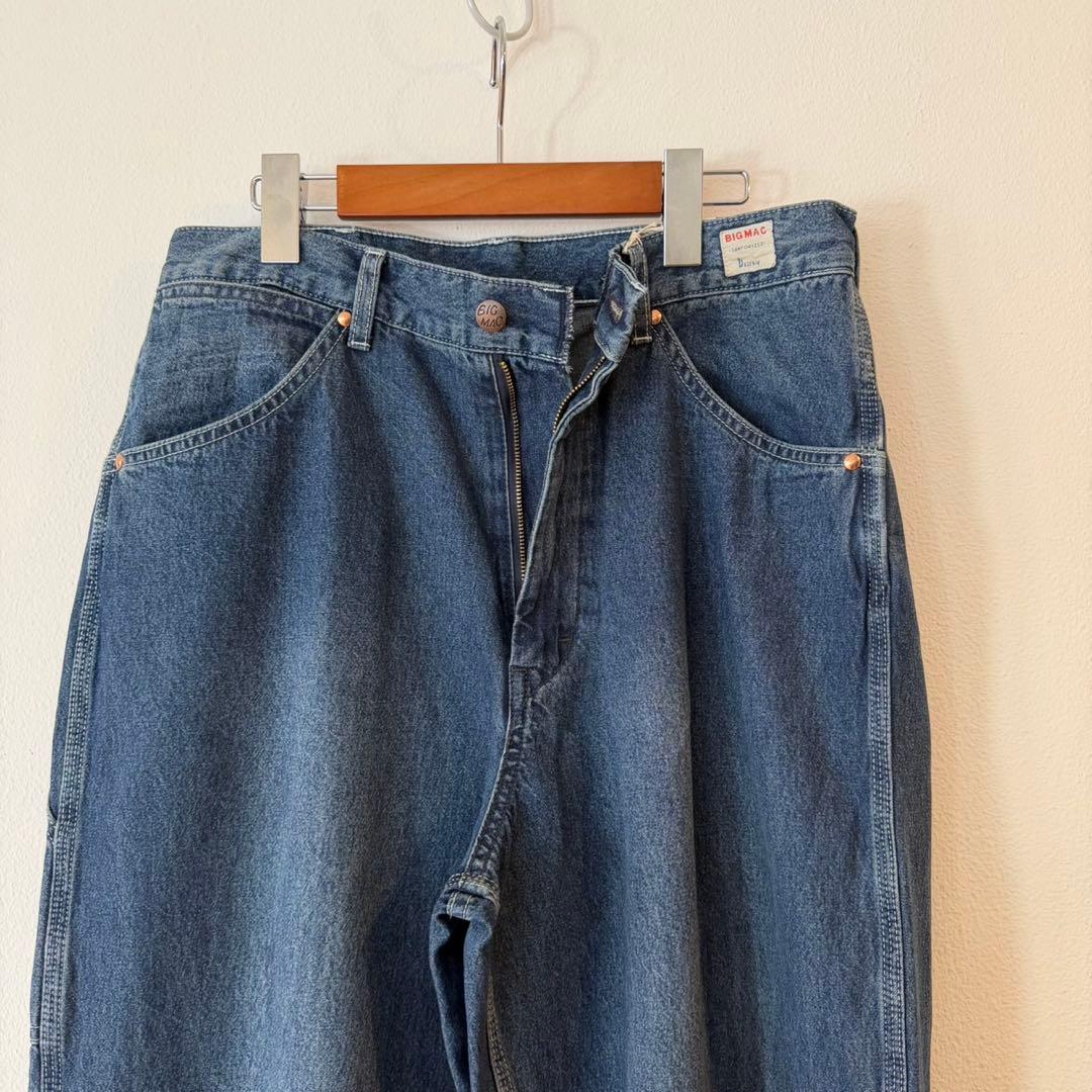 【BIG MAC】DENIM PAINTER PANTS USED M