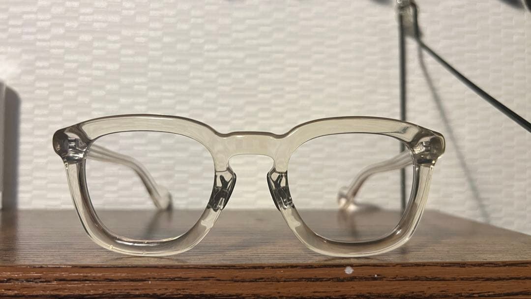 モンクレール ML0006 クリアフレーム カラーレンズ おまけ付 廃番