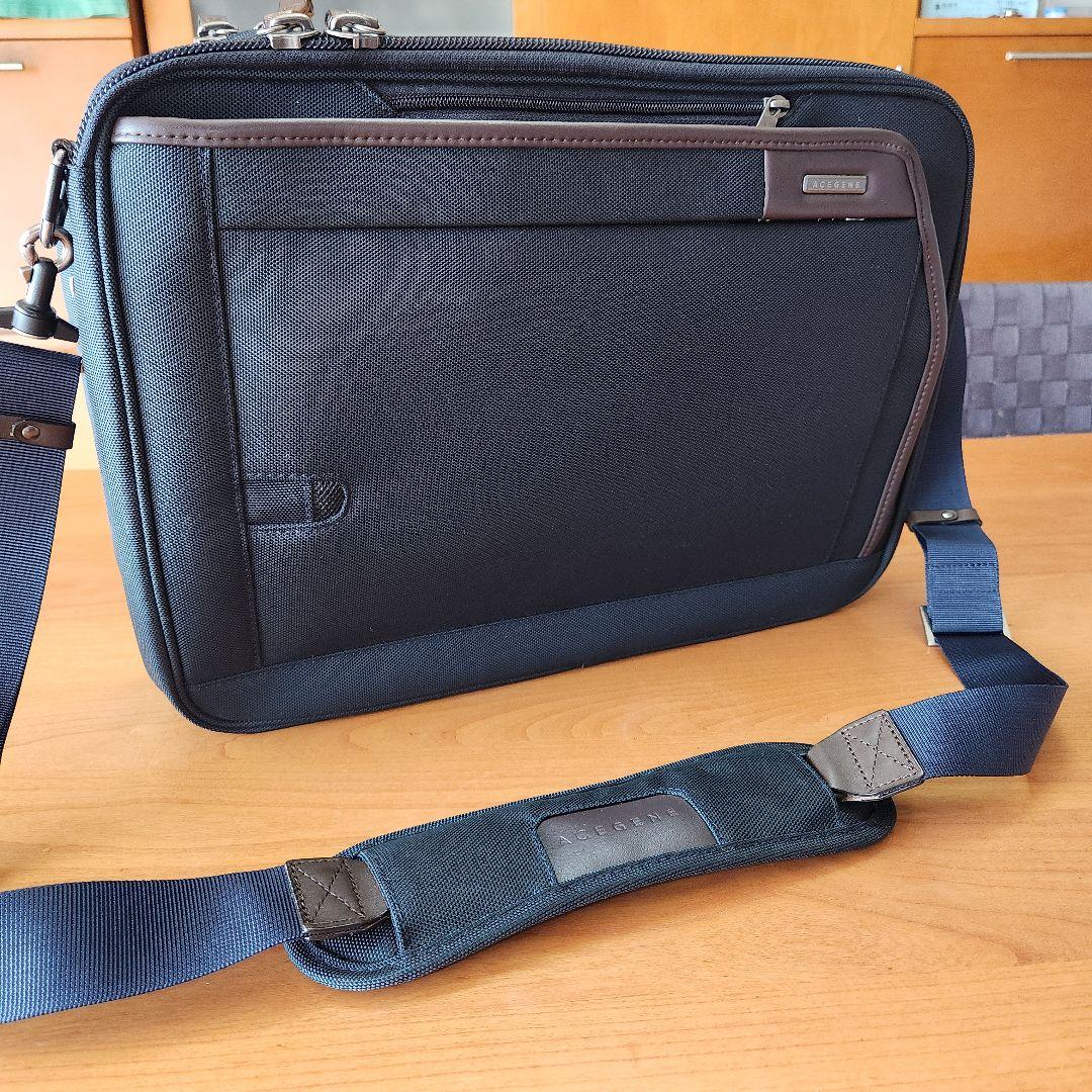 【美品】ACEGENE エースジーン　拡張機能付きビジネスバッグ 3way