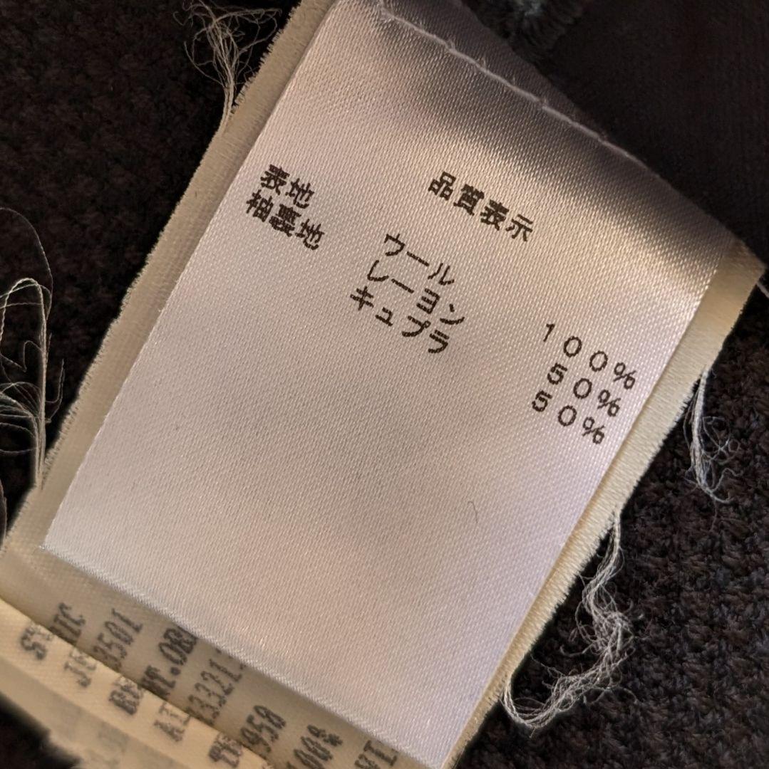 【大きいサイズ】LARDINI ジャケット ブラック ホップサック 54