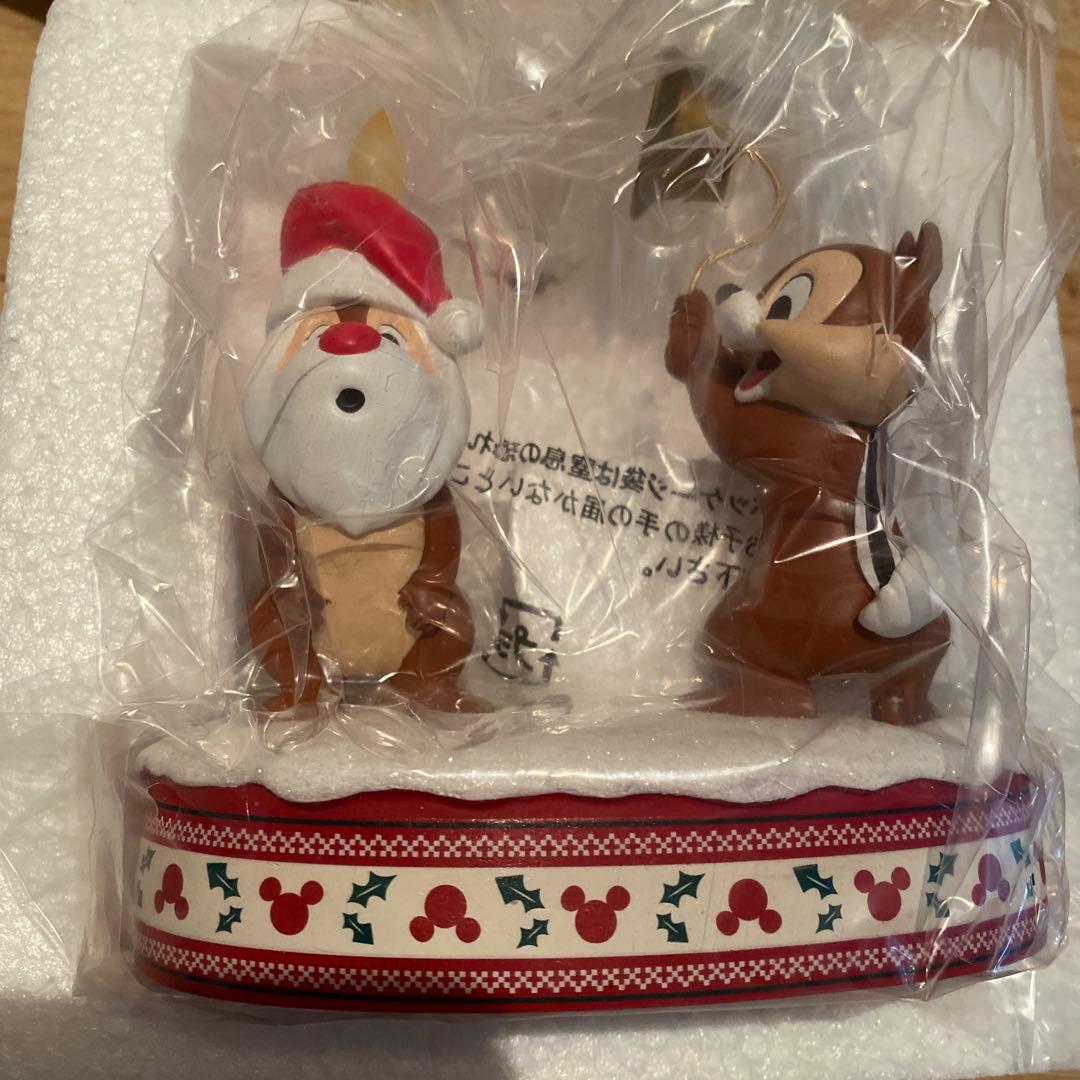 塗りチェック済み☆チップ＆デール☆LEDライト☆DISNEY CHRISTMAS