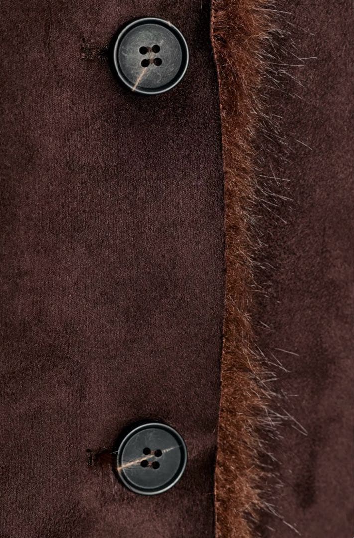 ZARAザラ リバーシブルダブルフェイス フェイクファージャケット 新品、未使用