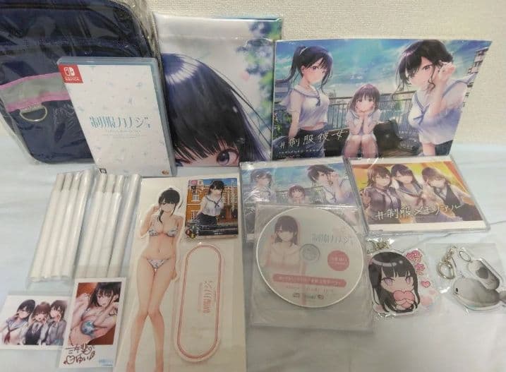 制服カノジョ ゆい初恋BOX ファミ通DXパック3Dクリスタルセット＋クリア色紙