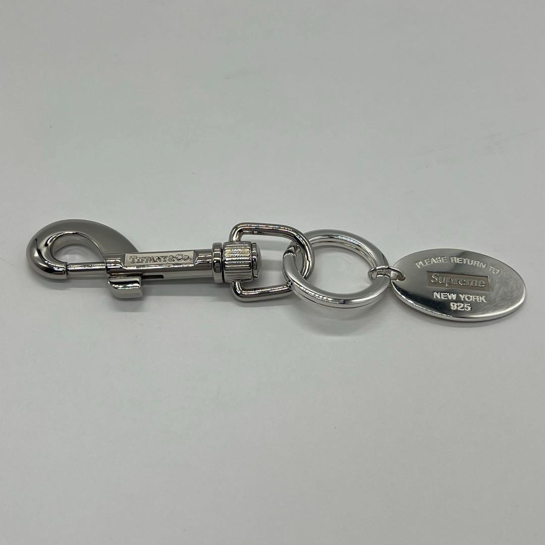 ティファニー シュプリーム リターントゥ オーバルタグ キーリング シルバー