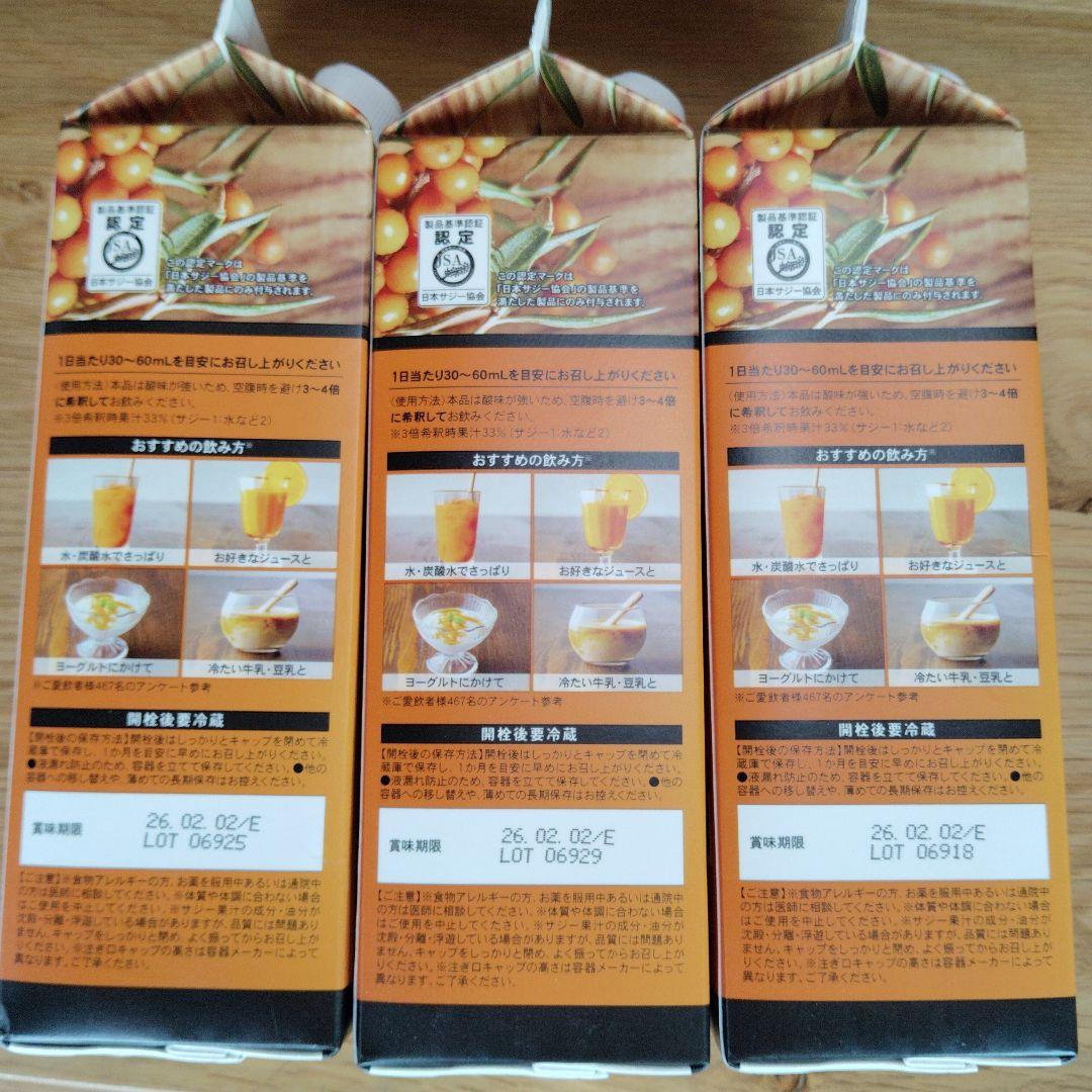 【本日発送可能】フィネス 豊潤サジー1000ml✕3本セット（サプリ付き）