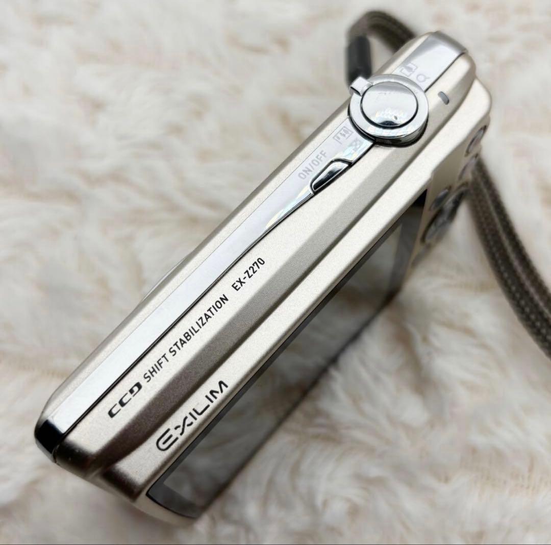 動作確認済み 美品 CASIO EXILIM EX-Z270 ゴールド