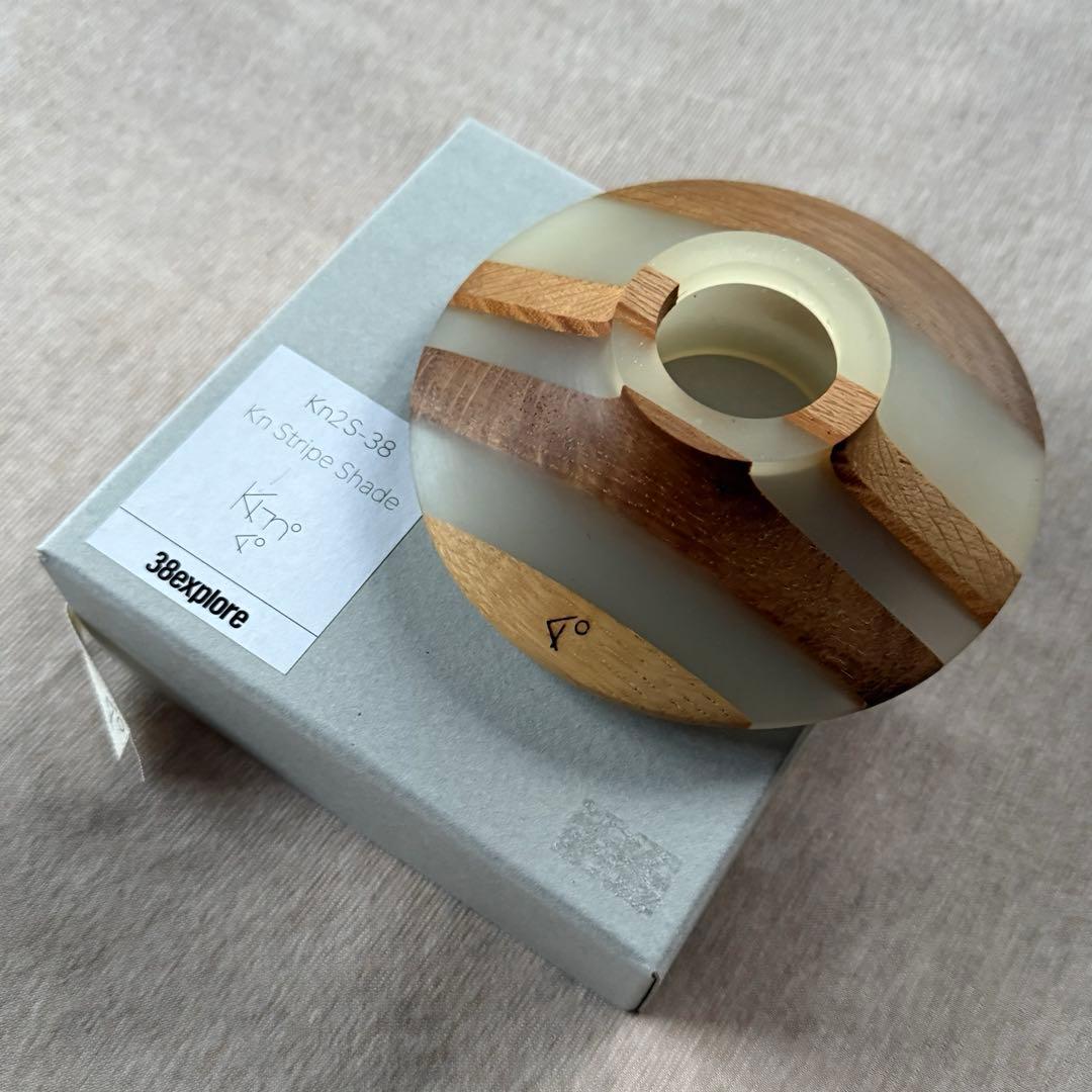 新品 KI-no 38灯 専用 ストライプ シェード クリア ミヤビ キーノ
