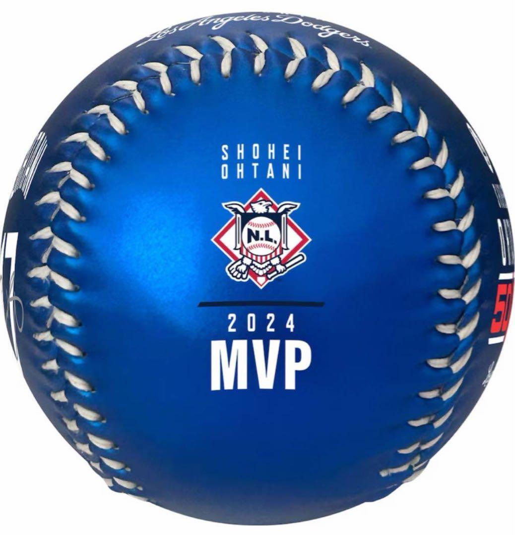 大谷翔平 2024年MVP50/50 限定 記念ボール ドジャース 正規品