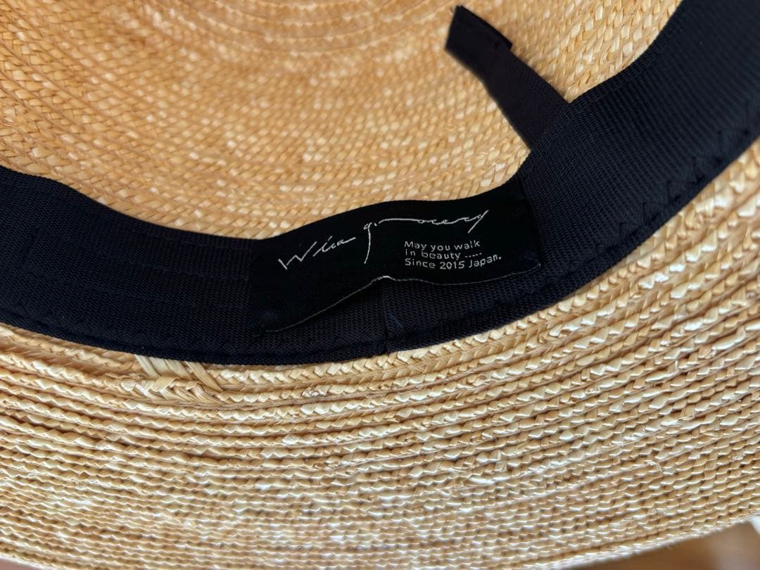 『お値下げ』ハット 麦わら帽子 ウィカグロサリー wica grocery
