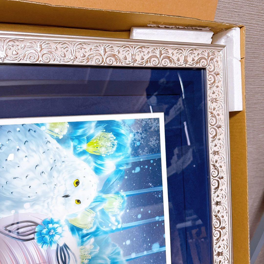 版画 てぃんくる ミクスドメディア アールビバン Y OWL DX