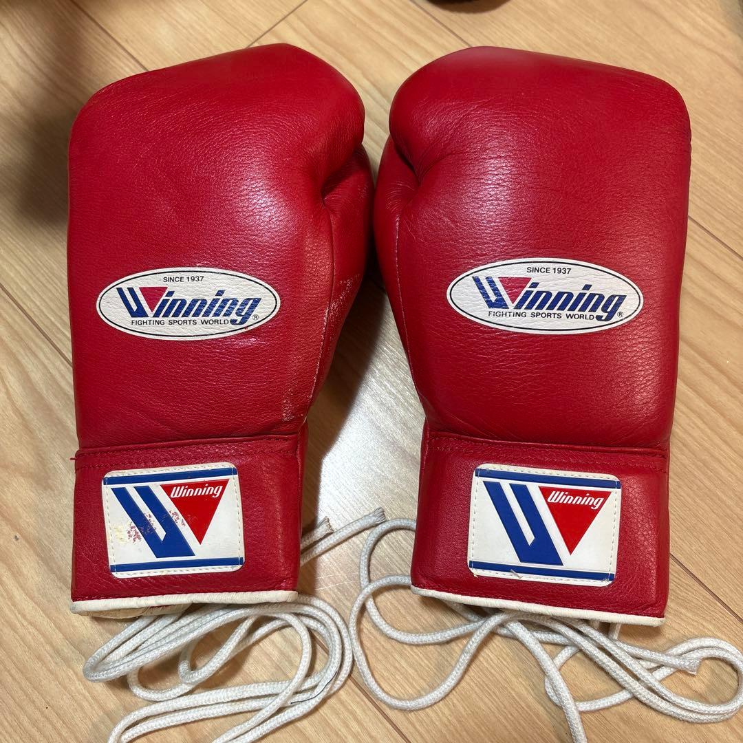 winning ウィニングボクシンググローブ レッド 8オンス MS-200