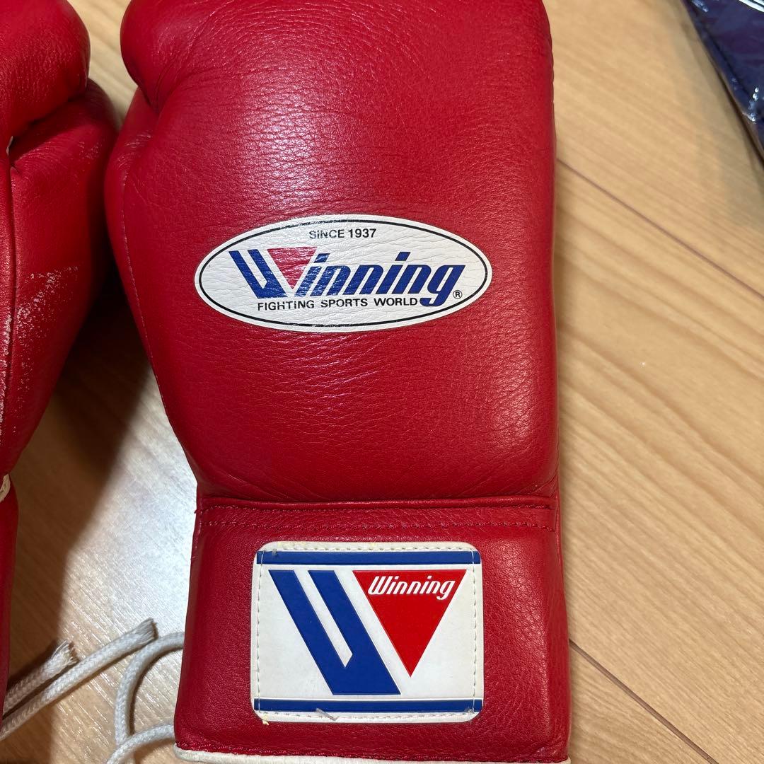 winning ウィニングボクシンググローブ レッド 8オンス MS-200