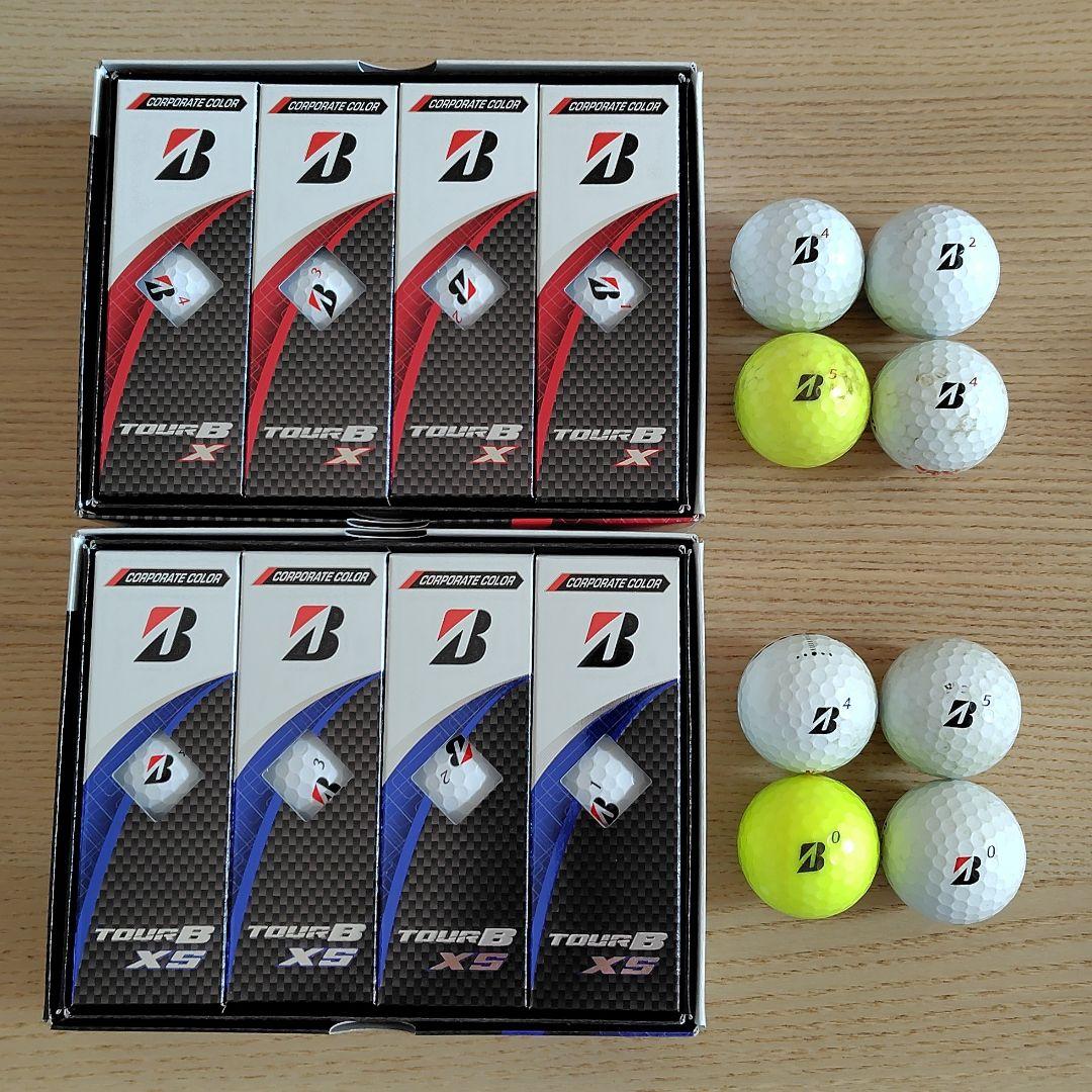 ブリヂストン ゴルフ ボール TOUR B X/XS 各1ダース 計2ダース