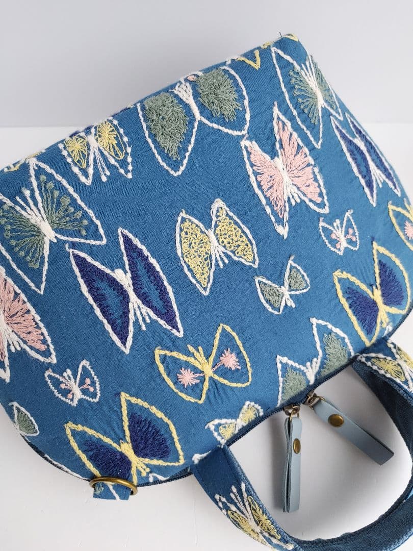 1点のみ ミナペルホネン レア スカイフラワー ミニサイズバッグ