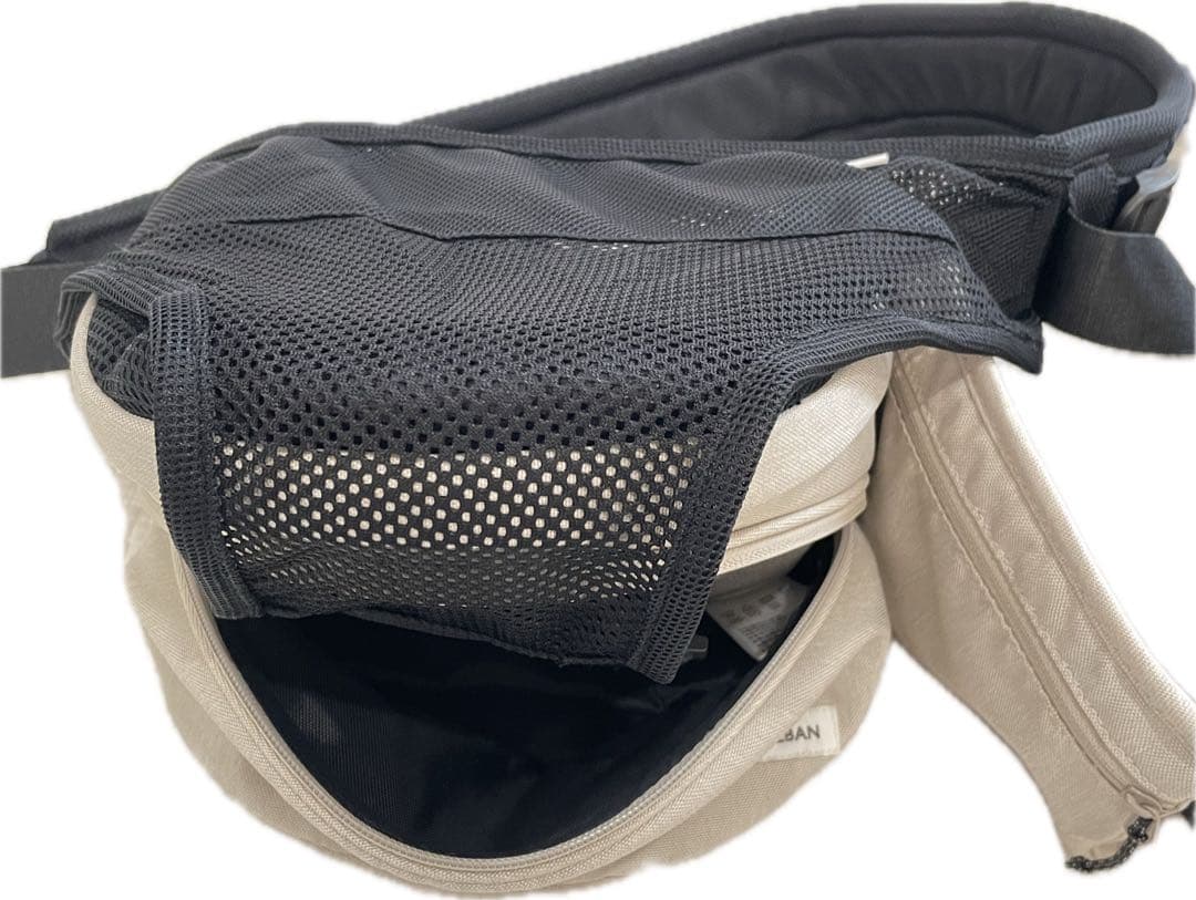 【美品】POLBAN ヒップシート ベージュ　シングルショルダーベルト　セット