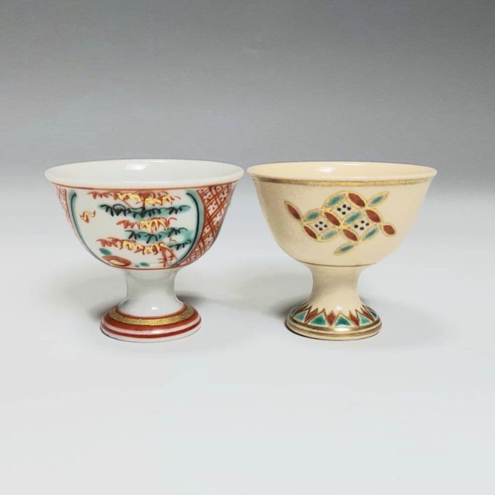 24-1263 永楽善五郎作　馬上盃2客　新品未使用