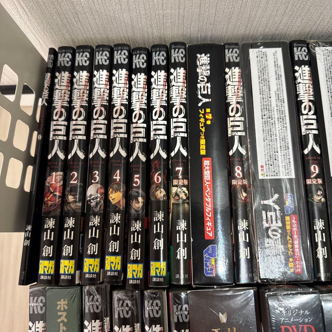 【特典未開封】進撃の巨人　全巻　0巻+1〜34巻　限定版　特装版　コンプリート