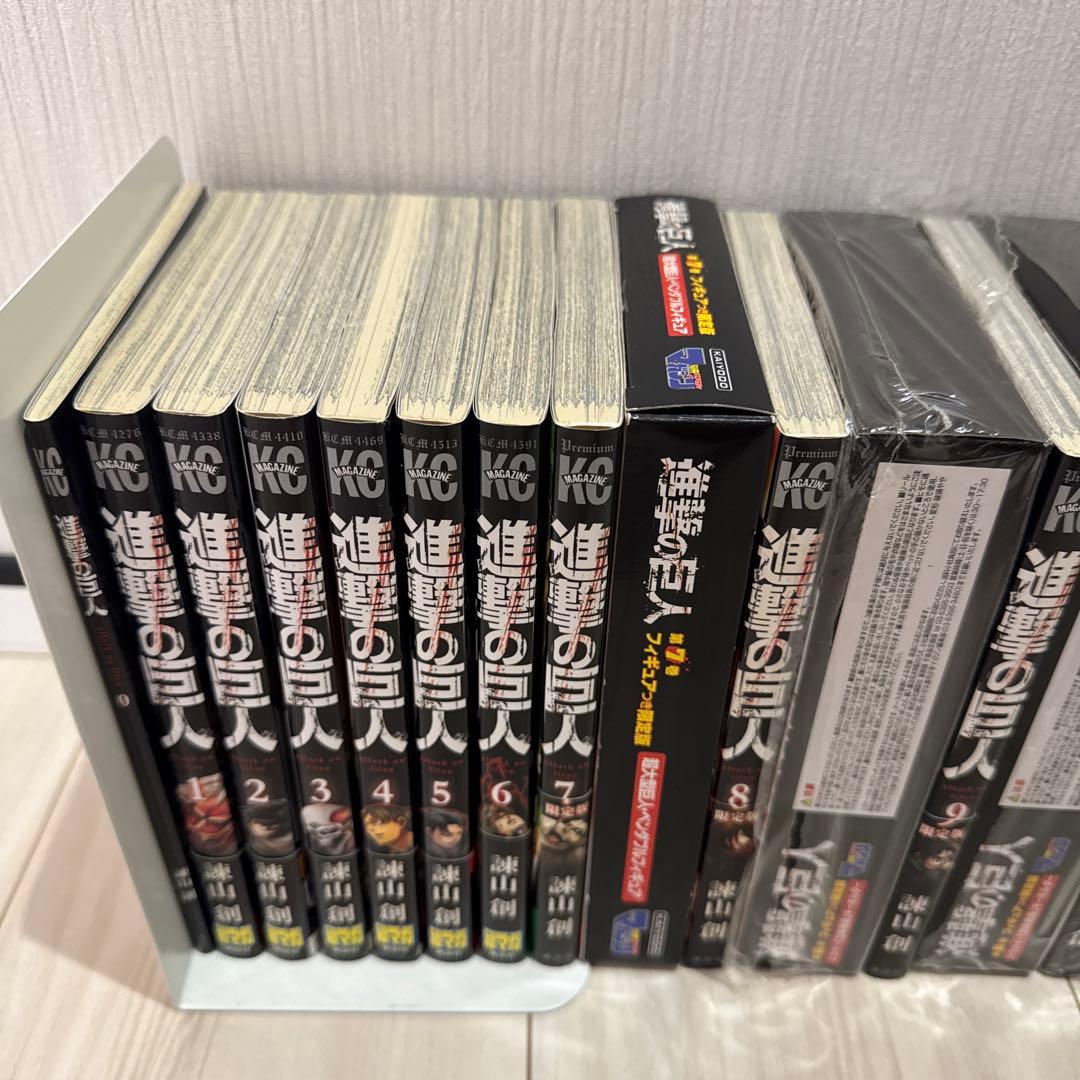 【特典未開封】進撃の巨人　全巻　0巻+1〜34巻　限定版　特装版　コンプリート