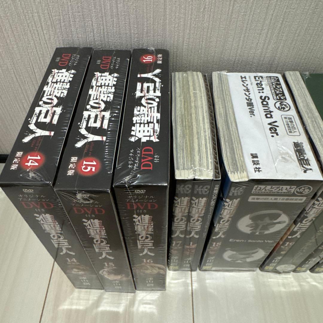 【特典未開封】進撃の巨人　全巻　0巻+1〜34巻　限定版　特装版　コンプリート