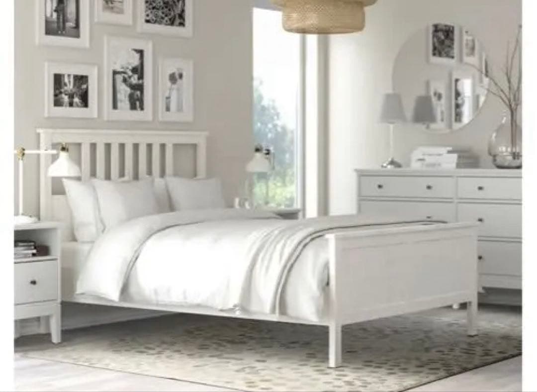 IKEA/イケアDUBBELFIL ドゥベルフィル ラグ パイル　ドット