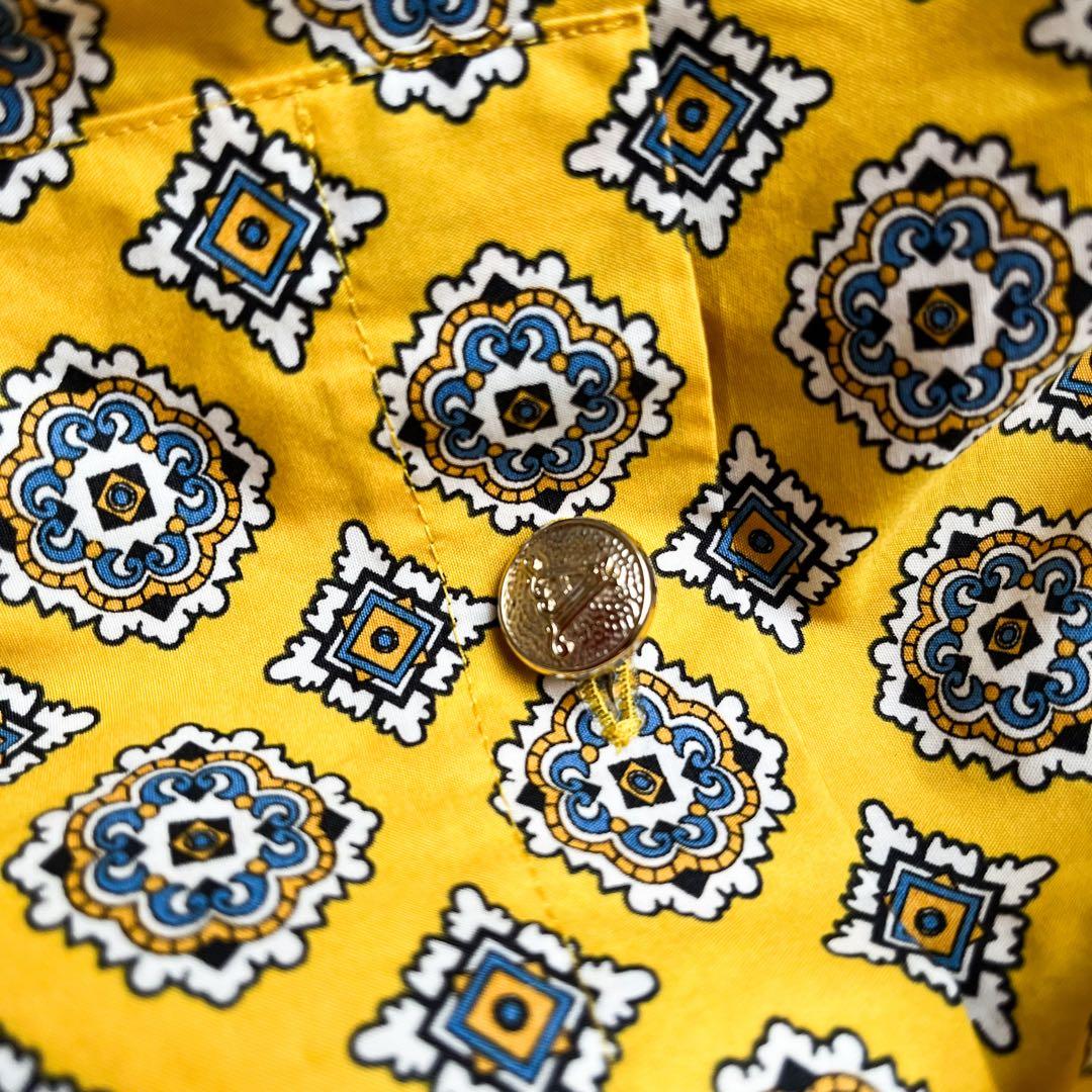 最高級白タグ✨MAXMARA コットンポプリンドレス ロゴボタン ベルト付 34