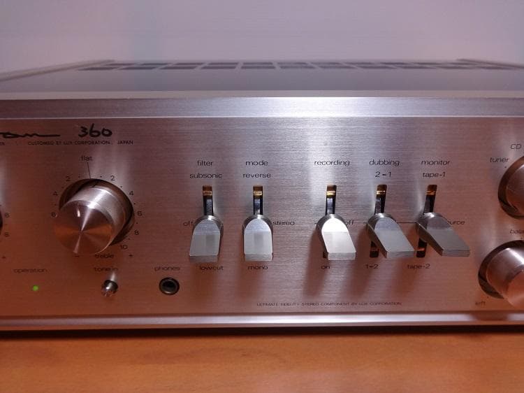 は*ん様 LUXMAN CL-360真空管コントロールアンプ 美品 完動品 19