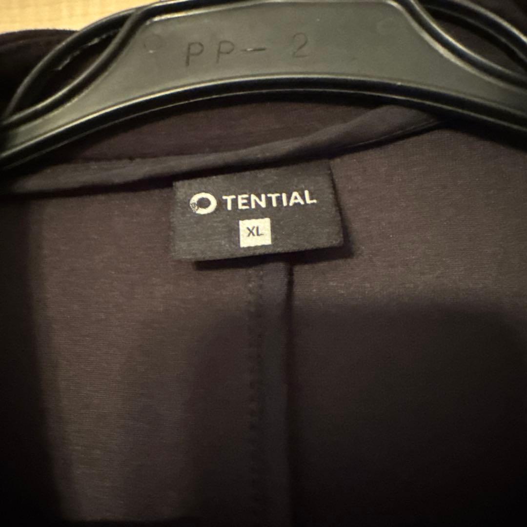 そ*♪様 TENTIAL ノーカラージャケット XL 黒　上下