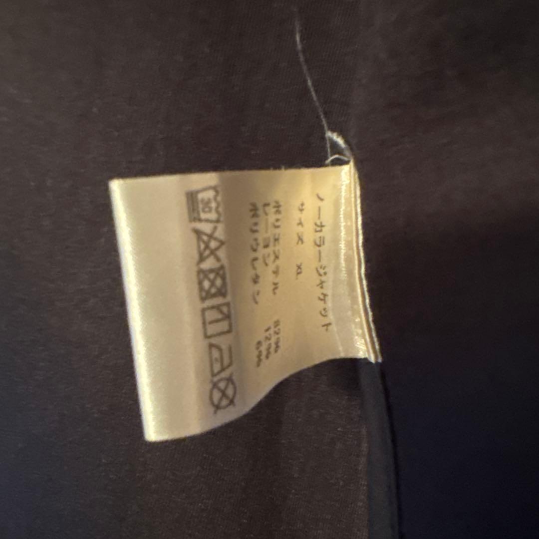 そ*♪様 TENTIAL ノーカラージャケット XL 黒　上下