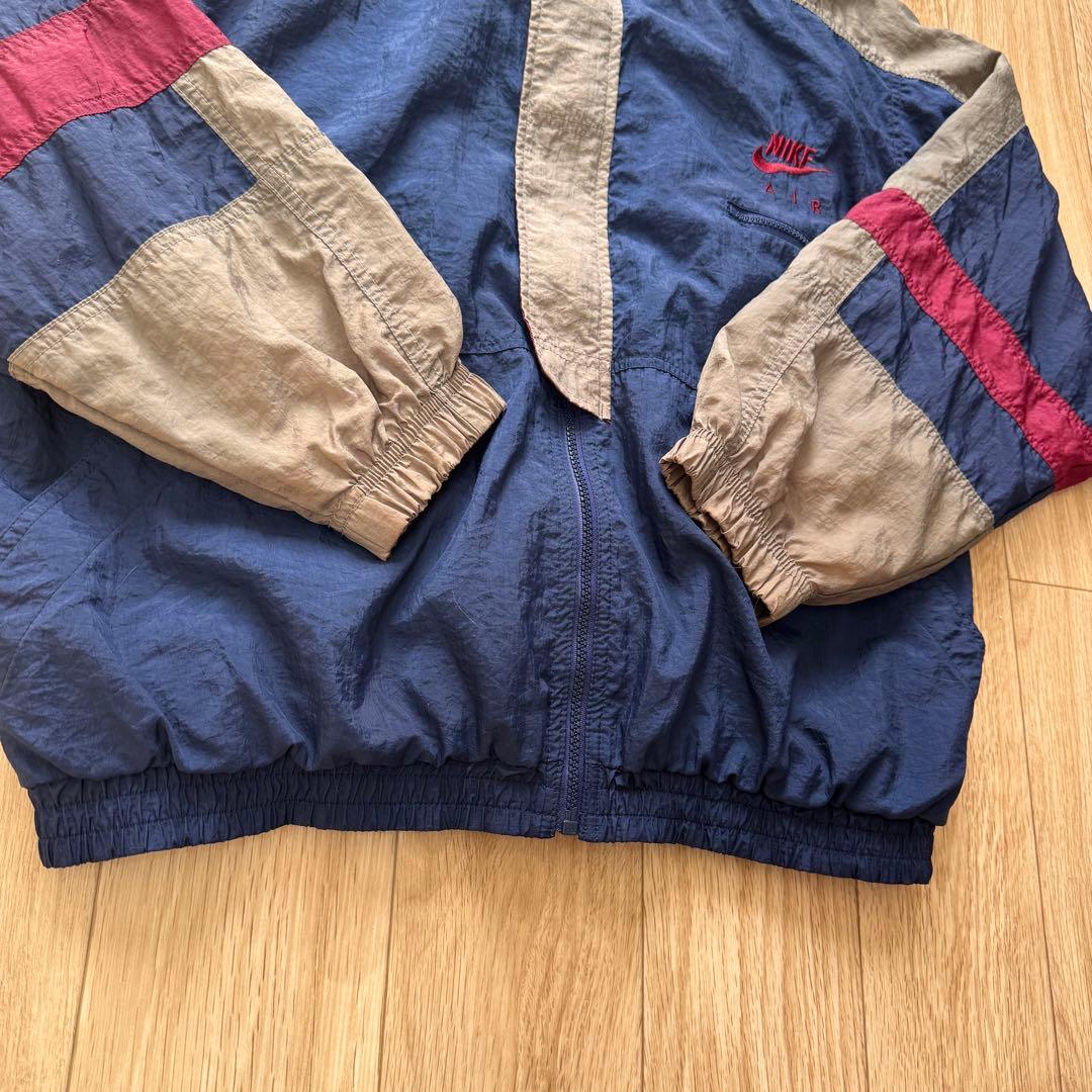 K*E様 NIKE AIR 90s 刺繍ロゴ ナイロンジャケット L