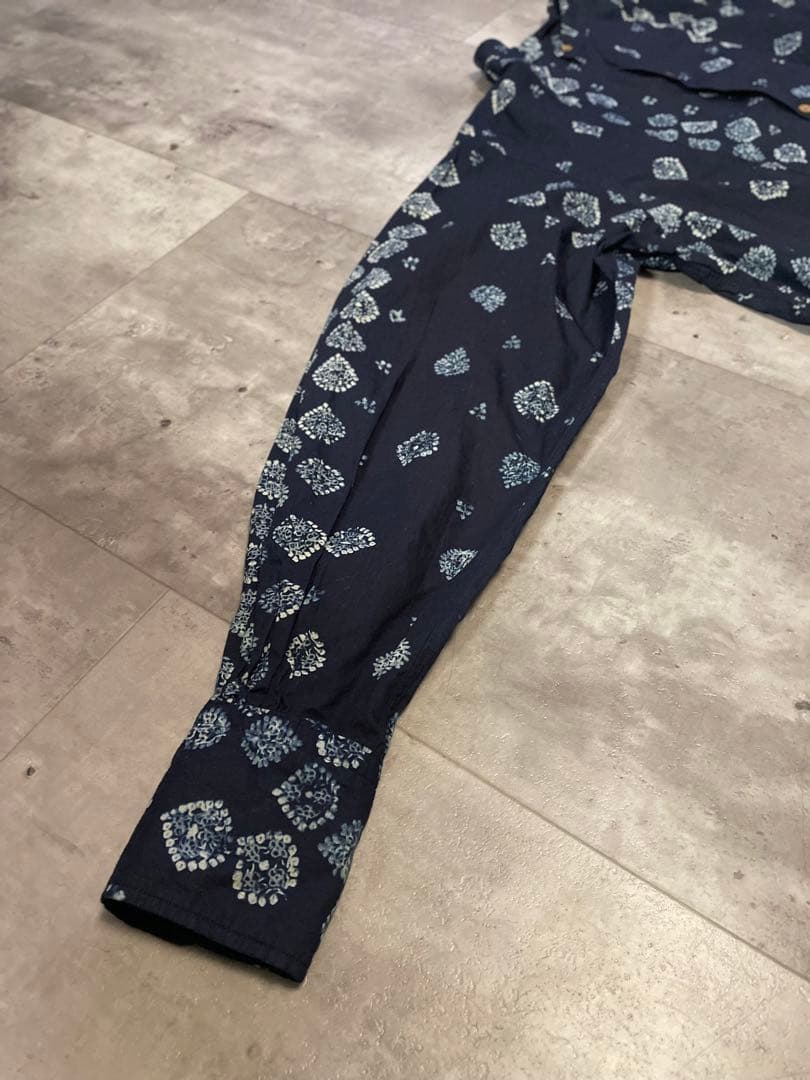 【美品】Rby 45rpm シャツ チュニック 綿100% インディゴ