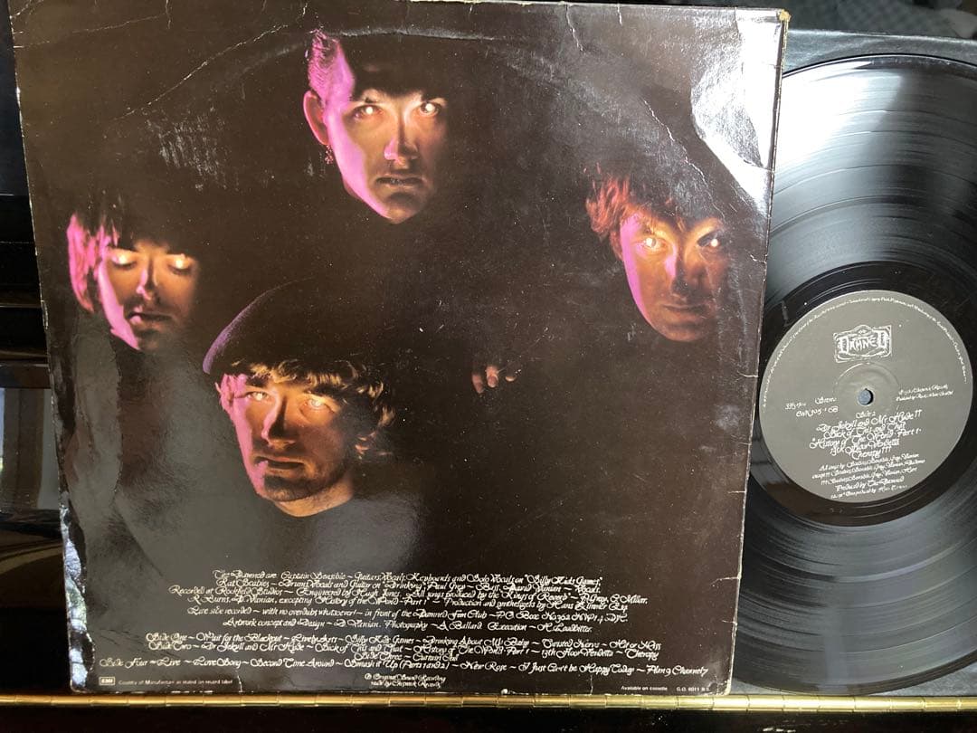 ２枚組輸入盤LP ダムド damned Damnation ブラックアルバム