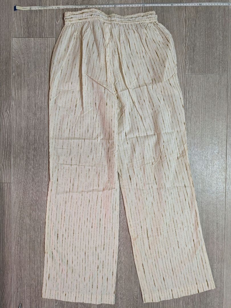 PERMANENT ISSEY MIYAKE ストライプ柄 カジュアルパンツ