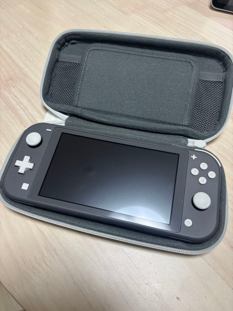 Switch Lite グレー ケース 充電器microSD 128GB付