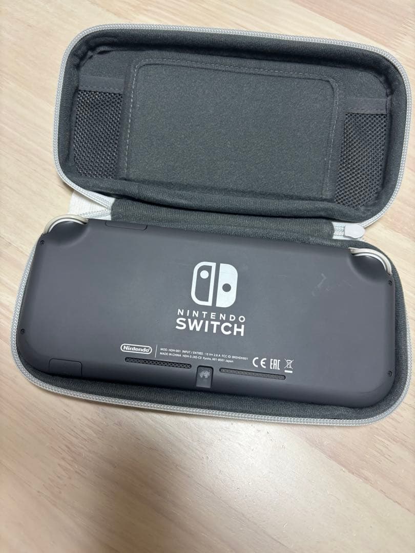 Switch Lite グレー ケース 充電器microSD 128GB付