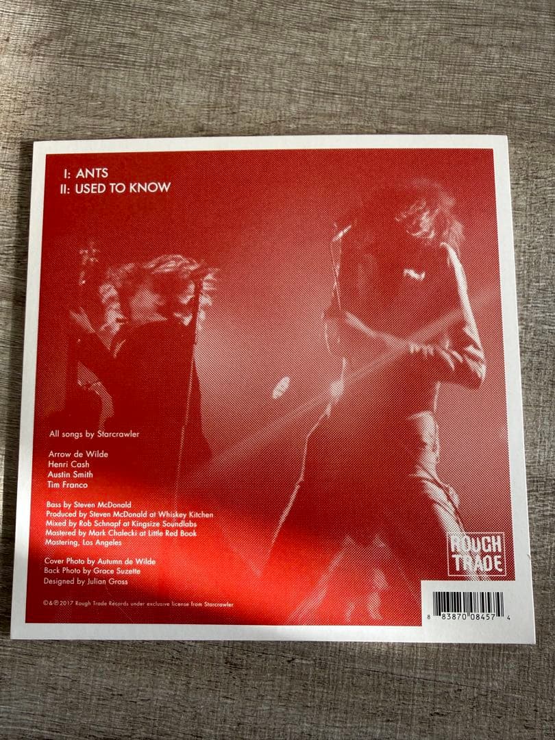 STARCRAWLER ANTS 7\" 限定Red/White Splatter