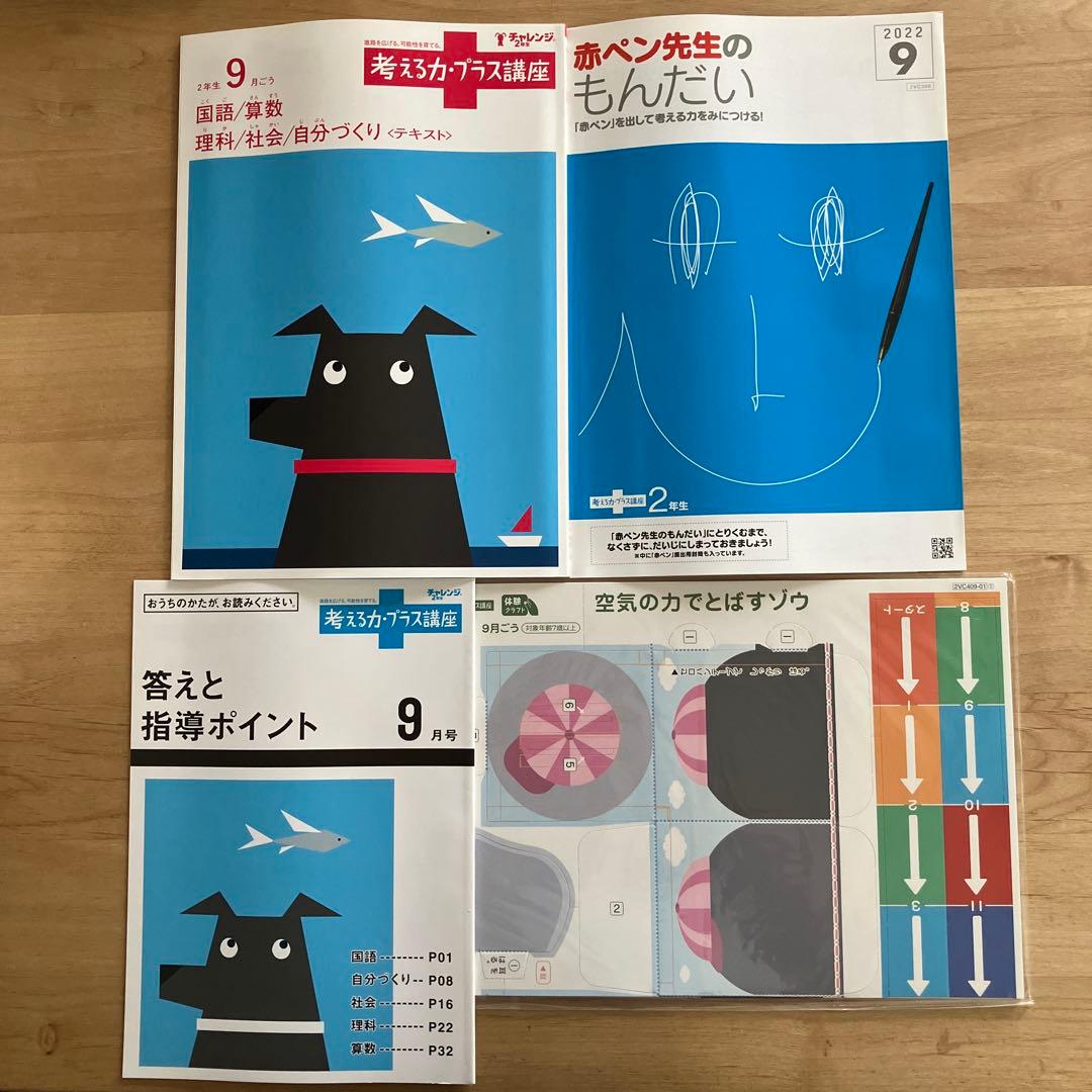 考える力プラス講座　２年生　7月〜3月　9ヶ月分