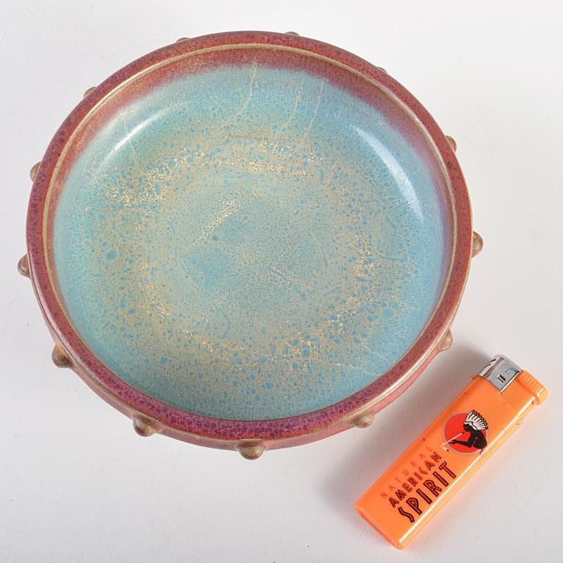 天馬　中国　釣窯　窯変釉　鉢　C　7847E