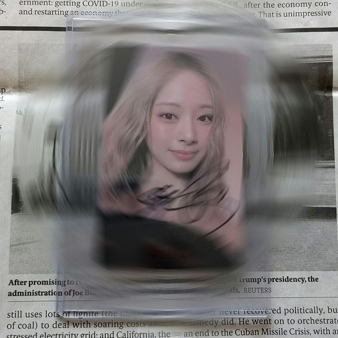 TWICE〜ツウィ 直筆サイン ラキドロトレカ