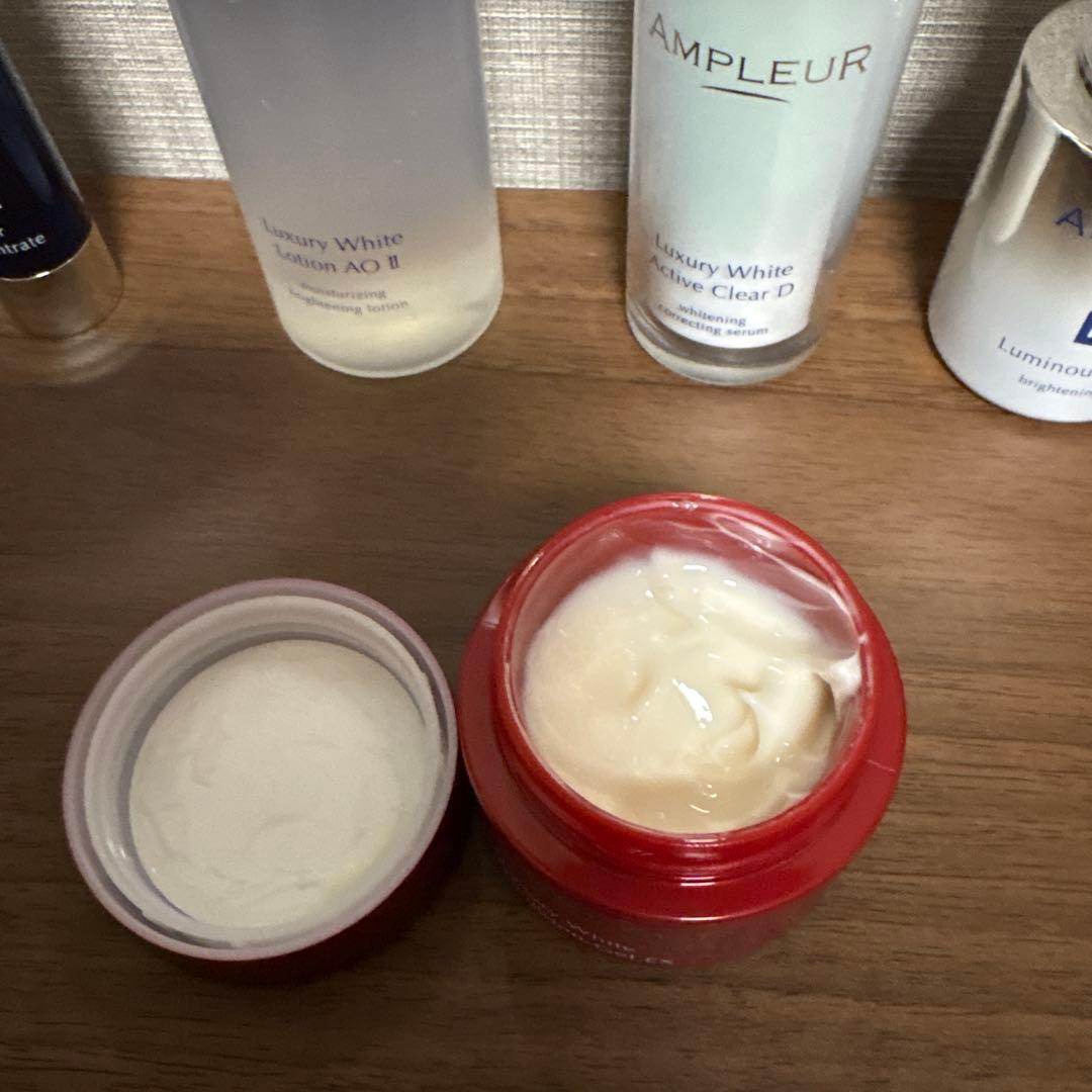 【AMPLEUR 】ラグジュアリーホワイト トータル美白＆シミケア5点セット