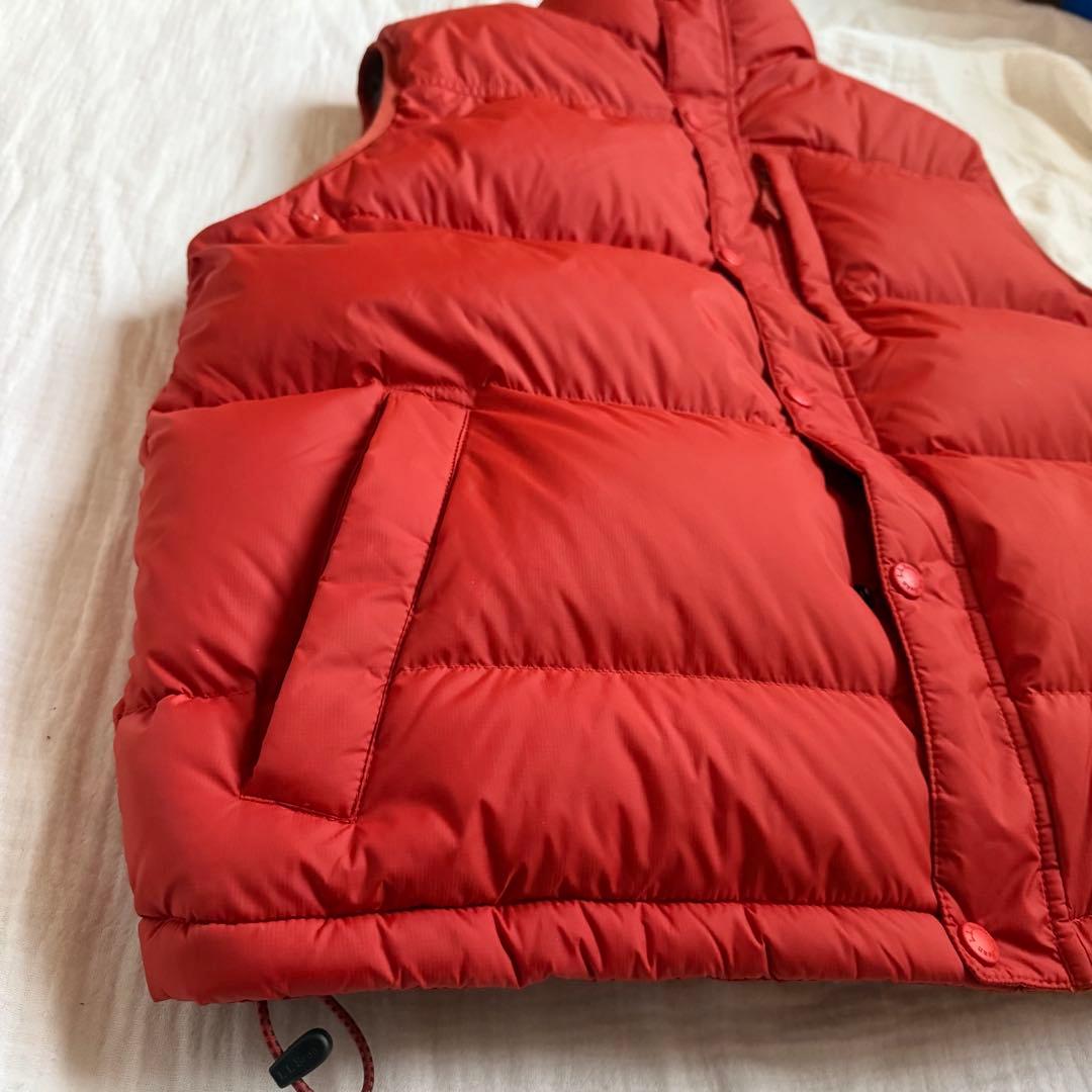 美品☆L.L.Bean エルエルビーン ダウンベスト オレンジ 極暖
