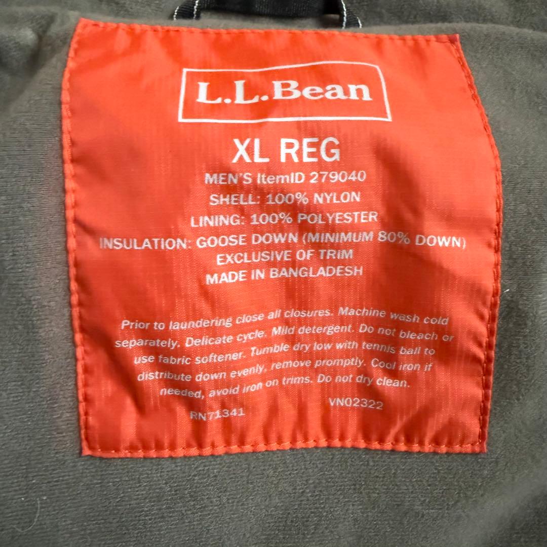 美品☆L.L.Bean エルエルビーン ダウンベスト オレンジ 極暖