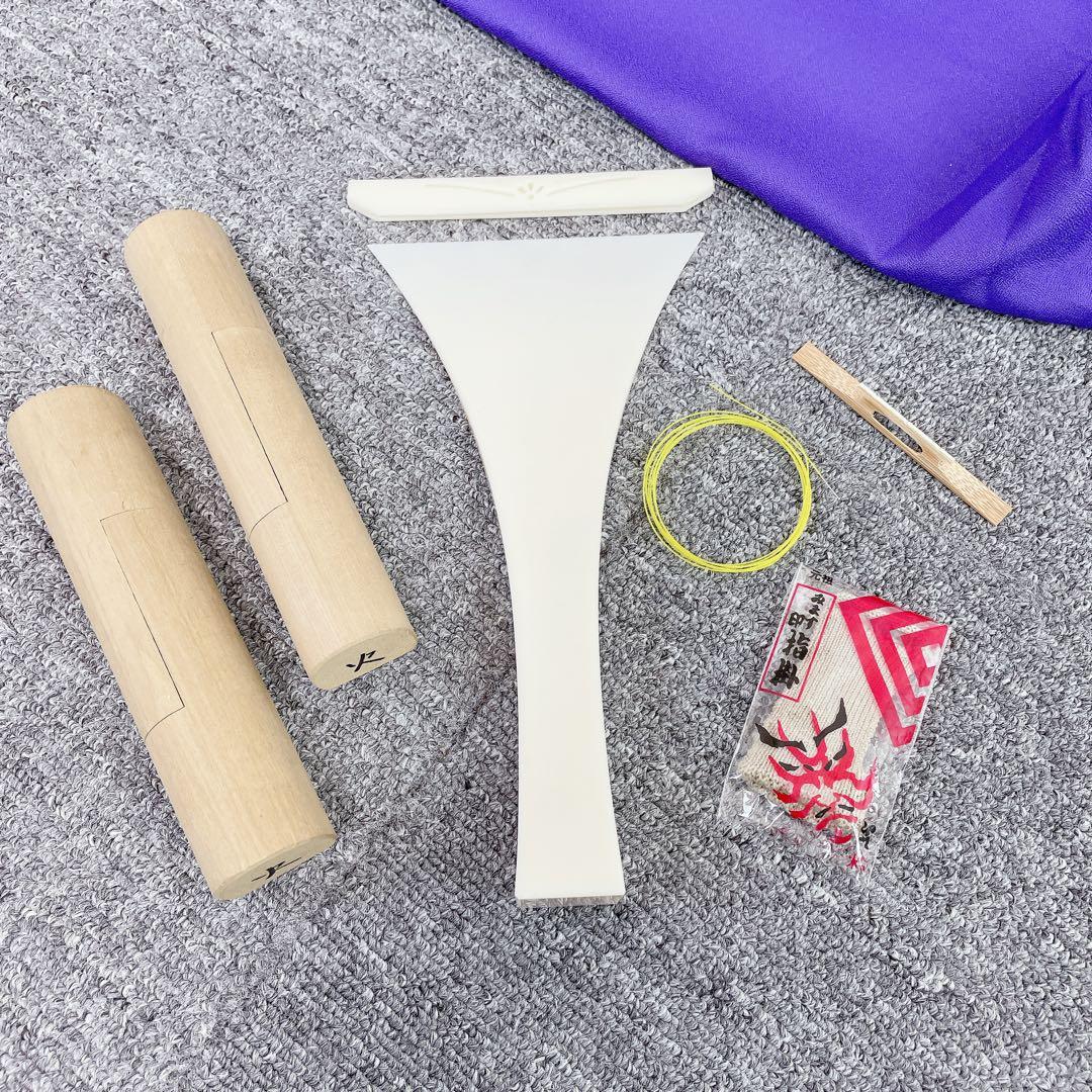 三味線 金細 中棹 二本溝 綾杉彫り 紅木 東さわり 銀細 和楽器