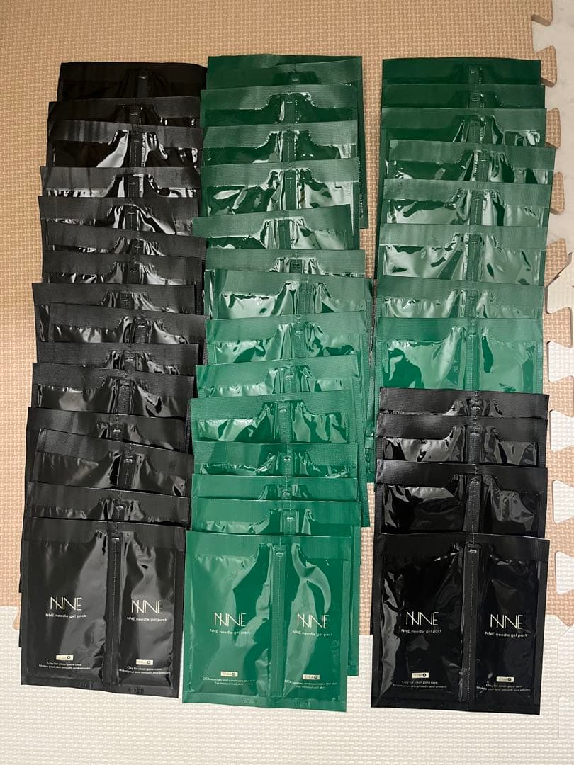 NNNE ニードル炭酸パック 黒19個　緑23個